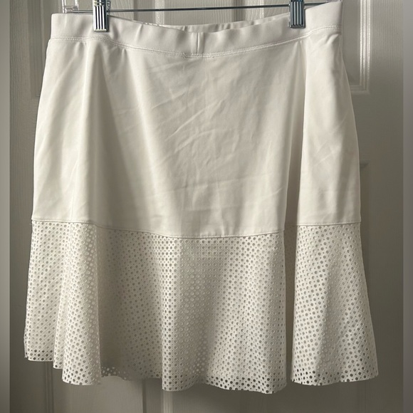 Ralph Lauren RLX Eyelet Panel Interlock Skirt - Picture 3 of 6